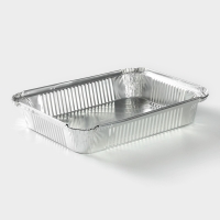 Форма из фольги для выпечки и запекания Доляна, 1,1 л, 225&times;175&times;35 мм, 2 шт/уп