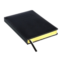 Ежедневник датированный 2024 A5 176 листов, deVENTE.Wild, твёрдая обложка из искусственной кожи, золотой срез, ляссе, кремовый блок 70 г/м2, чёрный Ежедневник датированный 2024 A5 176 листов, deVENTE.Wild, твёрдая обложка из искусственной кожи, золотой срез, ляссе, кремовый блок 70 г/м2, чёрный