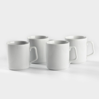 Набор фарфоровых кружек &laquo;Эльза&raquo;, 350 мл, 4 предмета