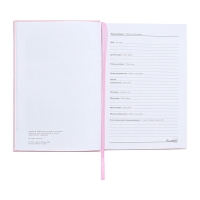 Ежедневник датированный 2025 года, А5, 176 листов ESCALADA, твердая обложка из искусственной кожи с поролоном, блинтовое тиснение, ляссе, блок 70 г/м2, розовый Ежедневник датированный 2025 года, А5, 176 листов ESCALADA, твердая обложка из искусственной кожи с поролоном, блинтовое тиснение, ляссе, блок 70 г/м2, розовый