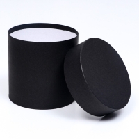 Шляпная коробка, черная, 13 х 13 см