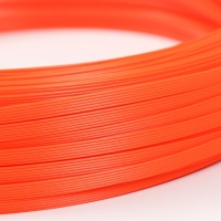 Ротанг искусственный 6 мм 100 м волна (оранжевый)