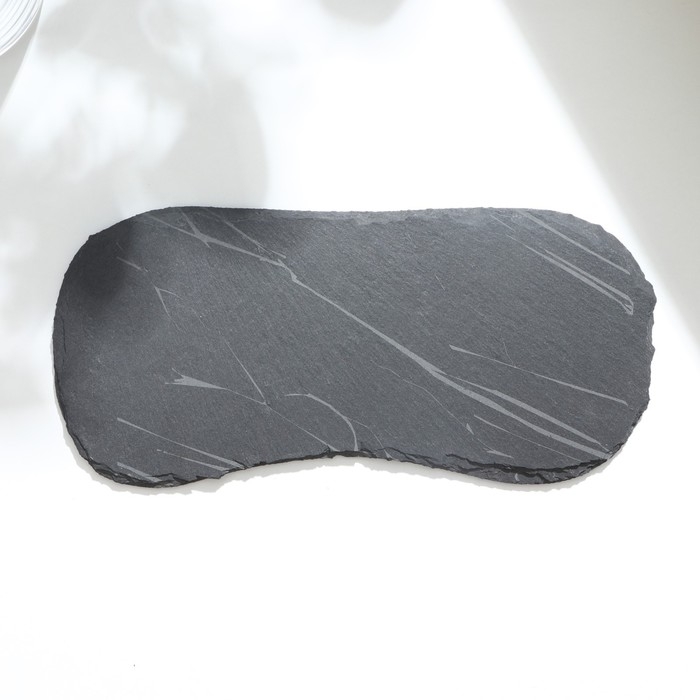 Доска для подачи из сланца &laquo;Мрамор S&raquo;, 22&times;10 см
