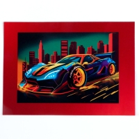 Пазл деревянный фигурный &laquo;Машинка&raquo;, 61 элементов