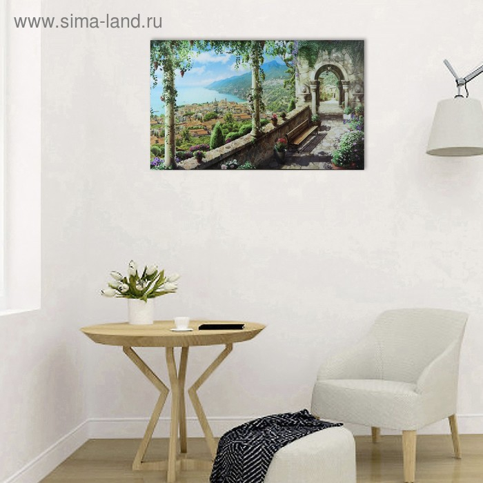 Картина на холсте "Вид на море" 60*100 см