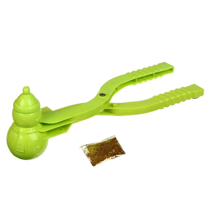 Новогодний подарок. Снежколеп-песколеп «Снеговик», 33 × 9 × 11 см + блёстки 5 г, МИКС, на новый год Новогодний подарок. Снежколеп-песколеп «Снеговик», 33 × 9 × 11 см + блёстки 5 г, МИКС, на новый год