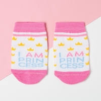 Набор "Princess" Принцессы, повязка, носки 2 пары р.10-12 см Набор "Princess" Принцессы, повязка, носки 2 пары р.10-12 см