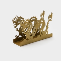 Салфетница Magistro &laquo;Дракон&raquo;, 14&times;4&times;9 см, цвет золотой