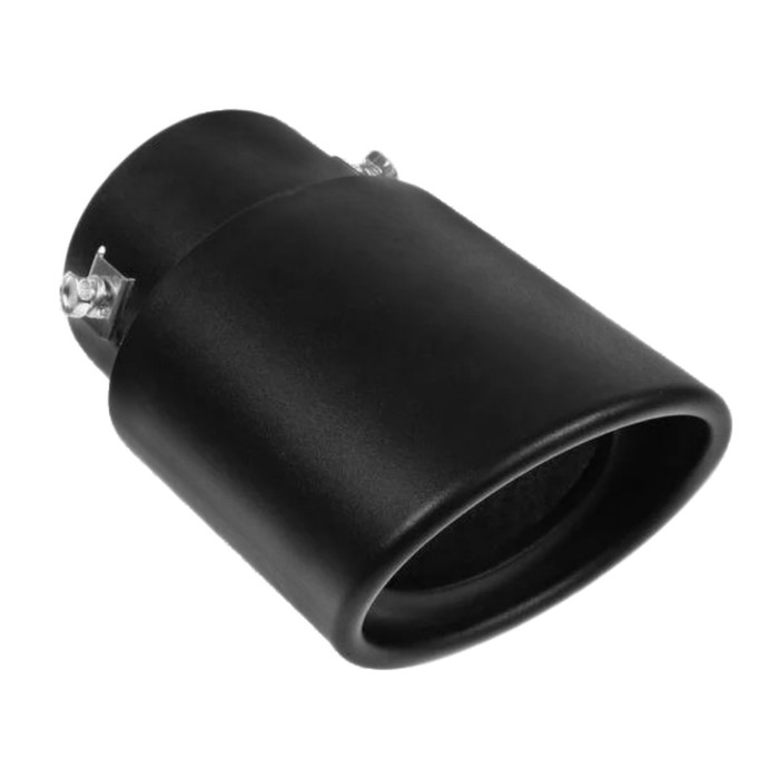 Насадка на глушитель 16.7×10 см, посадочный 76 мм, черный мат Насадка на глушитель 16.7×10 см, посадочный 76 мм, черный мат