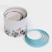 Набор подарочных коробок 5 в 1 &laquo;С Новым годом&raquo;, 13 х 14‒19.5 х 22 см, Новый год