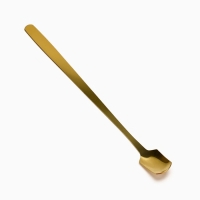 Кружка с ложкой и крышкой стеклянная Дорого внимание &laquo;Счастливого Нового года&raquo;, 470 мл