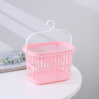 Корзина для хранения с крючком, пластик, 18×13×12 см, цвет МИКС Корзина для хранения с крючком, пластик, 18×13×12 см, цвет МИКС