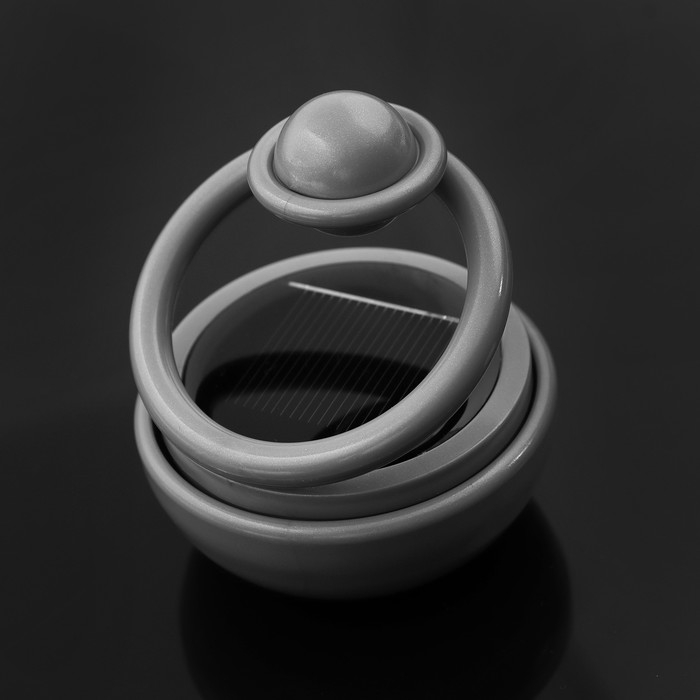 Аксессуар на панель, гравитационные кольца, вращается от солнца, серый Аксессуар на панель, гравитационные кольца, вращается от солнца, серый