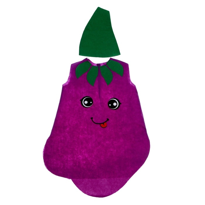 Карнавальный набор &laquo;Крутой баклажан&raquo;, фетр