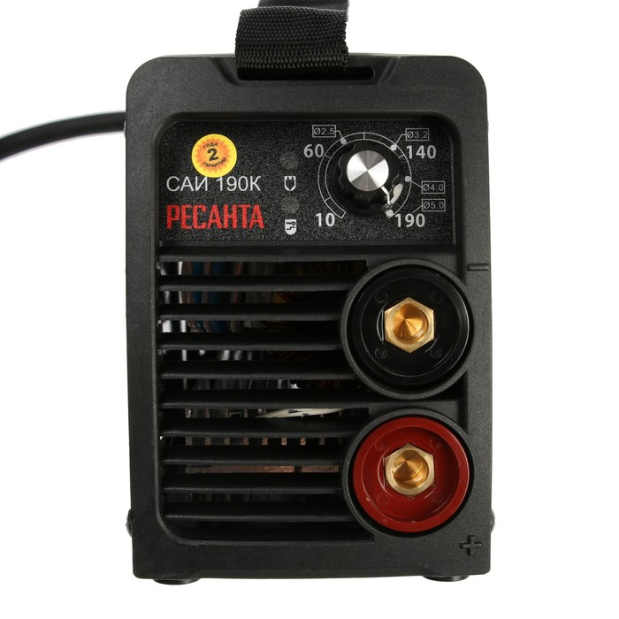 Сварочный аппарат инверторный Сварочный аппарат инверторный "Ресанта" САИ190К, 7.15 кВт, 10-190 А