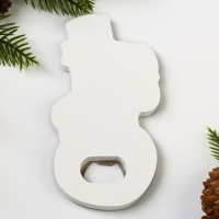 Открывашка для пива новогодняя Дорого внимание &laquo;Снеговик&raquo;, 7,7 х 14,6 см