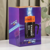 Кружка керамическая с крышкой &laquo;Энергия&raquo;, 350 мл