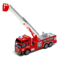 Машина радиоуправляемая &laquo;Пожарная&raquo;, с выдвижной лестницей, работает от батареек