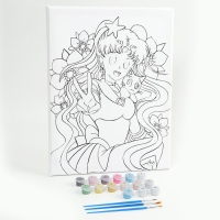 Картина по номерам на холсте с подрамником &laquo;Лунная принцесса&raquo;, 30 х 40 см