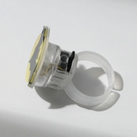 Кольцо детское с огоньком на Хэллоуин &laquo;Летучая мышь&raquo;, безразмерное.