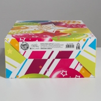 Коробка подарочная складная, упаковка, &laquo;Шары&raquo;, 22 х 30 х 10 см