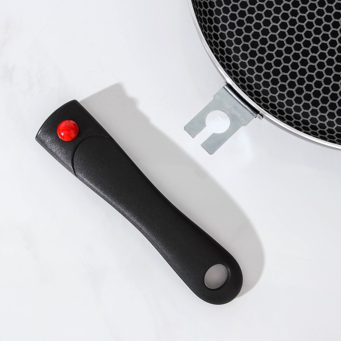 Сковорода Forever, d=28 см, съёмная ручка, антипригарное покрытие, цвет тёмно-серый Сковорода Forever, d=28 см, съёмная ручка, антипригарное покрытие, цвет тёмно-серый