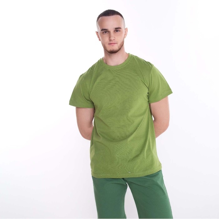 Футболка мужская, цвет хаки МИКС, размер 46 Футболка мужская, цвет хаки МИКС, размер 46