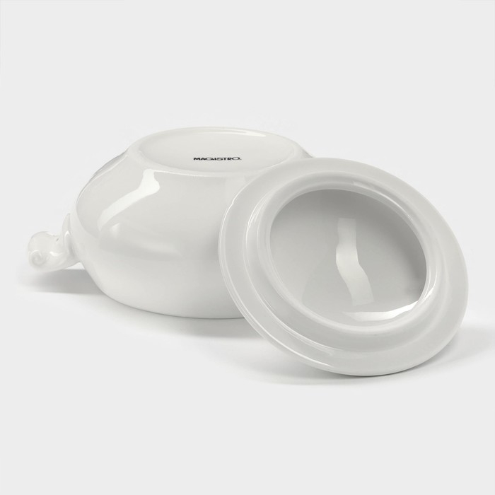 Супница фарфоровая Magistro &laquo;Бланш&raquo;, 600 мл, 20,5&times;15 см, цвет белый