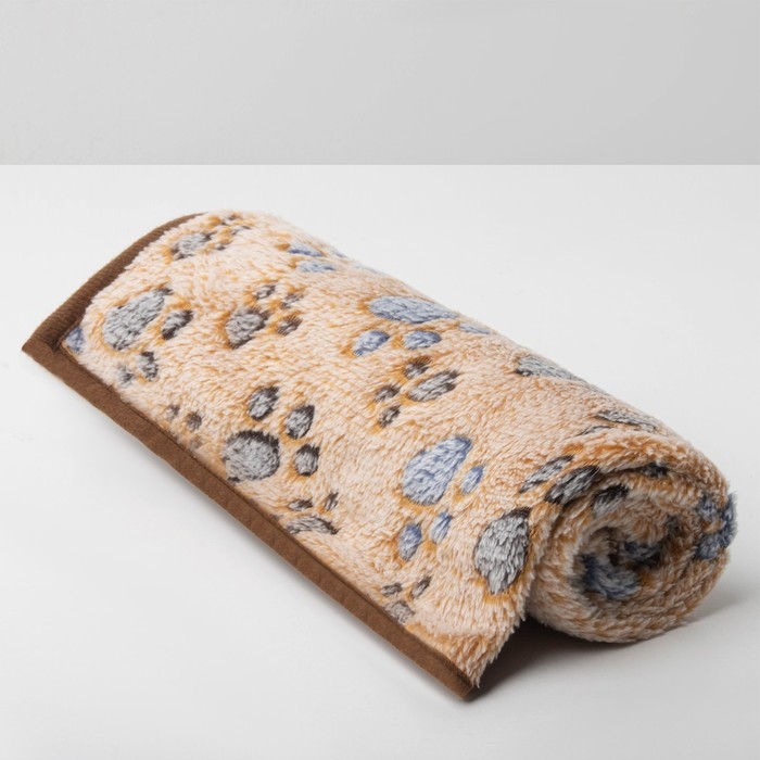 Плед для животных Плед для животных "С любовью", 76 х 52 см, бежевый