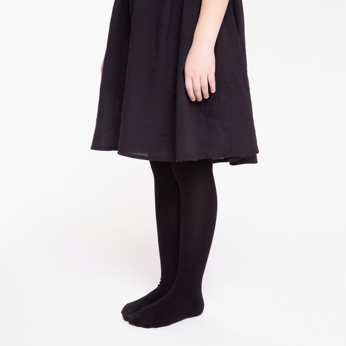 Колготки детские, цвет чёрный (nero), рост 140-146 см