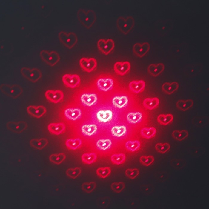 Указка лазерная 12 + 1 насадки от USB 10х14,5 см Указка лазерная 12 + 1 насадки от USB 10х14,5 см