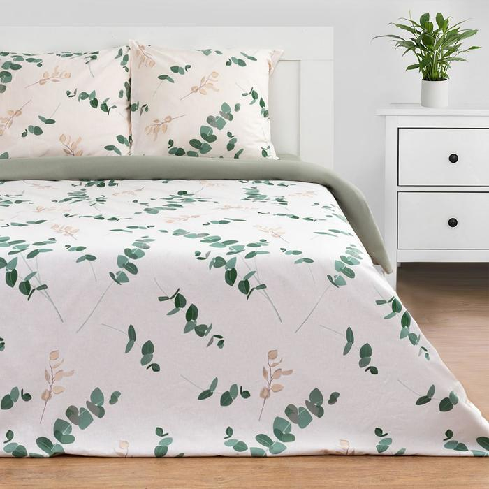 Постельное белье Этель евро &laquo;Эвкалипт&raquo; (вид 1) 200*217 см,240*220 см,70*70 см -2 шт