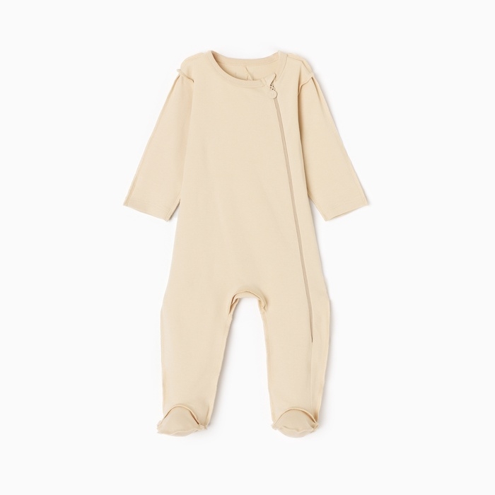 Комбинезон детский MINAKU "Nature", цвет бежевый, рост 56-62 см