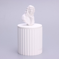 Свеча в бетоне ароматическая "Мольер", китайский чай, 13х7 см, соевый воск, 160 г Свеча в бетоне ароматическая "Мольер", китайский чай, 13х7 см, соевый воск, 160 г