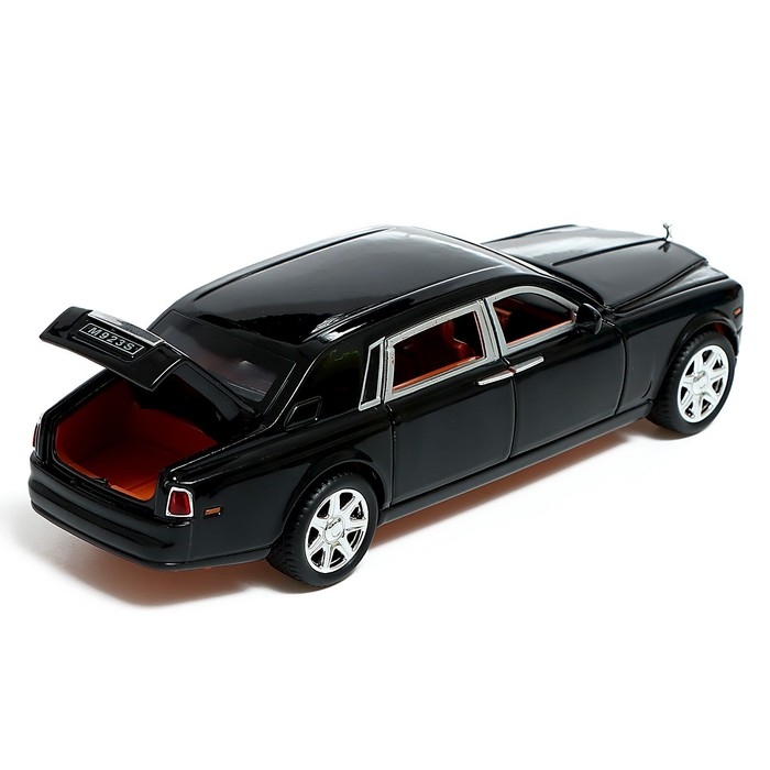 Машина металлическая «Лимузин», 1:24, открываются двери, капот, багажник, цвет чёрный Машина металлическая «Лимузин», 1:24, открываются двери, капот, багажник, цвет чёрный