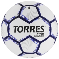Футзальный мяч TORRES Futsal Training, FS32044, ручная сшивка, 32 панели, р. 4, PU Футзальный мяч TORRES Futsal Training, FS32044, ручная сшивка, 32 панели, р. 4, PU