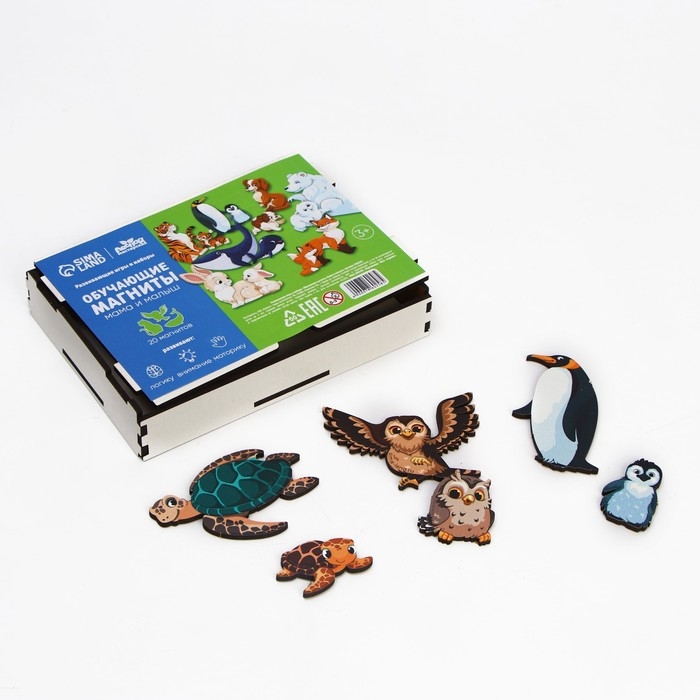 Обучающие магниты &laquo;Мама и малыш&raquo;