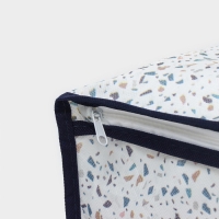 Кофр для хранения вещей Доляна &laquo;Мармелад&raquo; с ПВХ-окном, 45&times;30&times;20 см, цвет белый