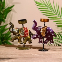 Подсвечник "Слоник" металл 23 см Подсвечник "Слоник" металл 23 см