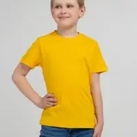 Футболка детская Regent Kids 150 желтая, на рост 142-152 см (12 лет)