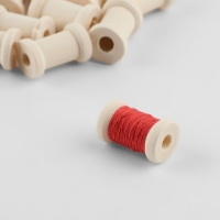 Набор деревянных катушек без покрытия, 15 шт, d = 1,5 × 2,3 см Набор деревянных катушек без покрытия, 15 шт, d = 1,5 × 2,3 см