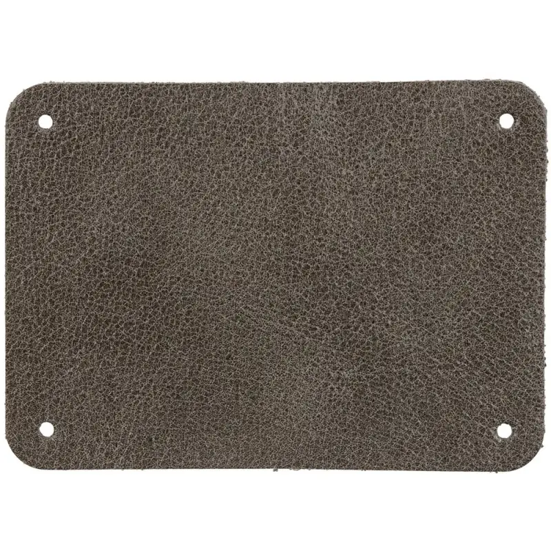 Лейбл кожаный Beta, XL, серый Лейбл кожаный Beta, XL, серый