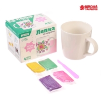 Кружка для декорирования полимерной глиной &laquo;Цветочки&raquo;, 300 мл