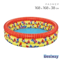Бассейн надувной &laquo;Бабочка&raquo;, 168 х 38 см, 51202