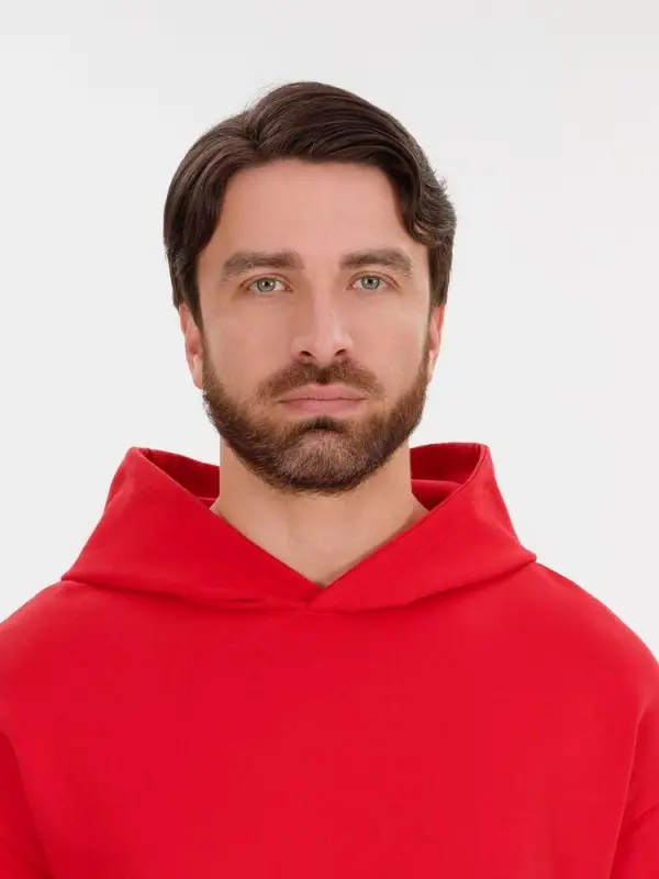 Худи оверсайз унисекс Outshine, красное, размер M/L