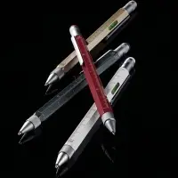 Ручка шариковая Construction, мультиинструмент, черная