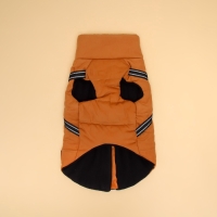 Куртка для собак со шлейкой, размер L (ДС 35, ОГ 45, ОШ 35 см), горчичная Куртка для собак со шлейкой, размер L (ДС 35, ОГ 45, ОШ 35 см), горчичная