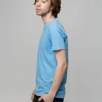 Футболка унисекс T-bolka 140, голубая, размер XXXL