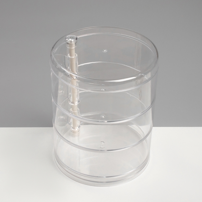 Подставка для украшений &laquo;Трансформер&raquo; 3 секции, 11,5&times;13,5 см, цвет прозрачный