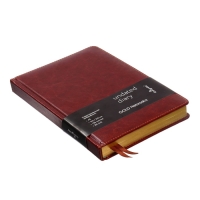 Ежедневник недатированный А5, 136 листов в линейку, кожзам "Небраска", золотой срез, коричневый Ежедневник недатированный А5, 136 листов в линейку, кожзам "Небраска", золотой срез, коричневый